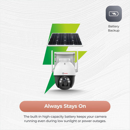 Solar Security Camera — 24/7 Wireless Protection for Your Property